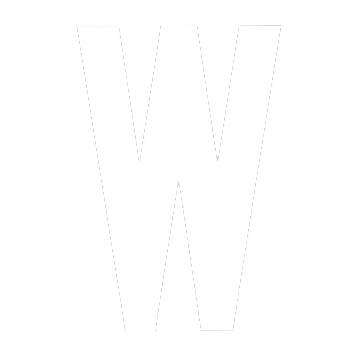 Boat Rego Letter 200mm (8 Inch) White Pair [mdl:w]