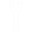 Boat Rego Letter 200mm (8 Inch) White Pair [mdl:y]