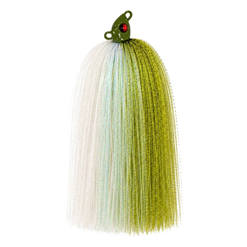 Spinwright Fluff Head 1/2oz Swimjig [cl:olive / White]