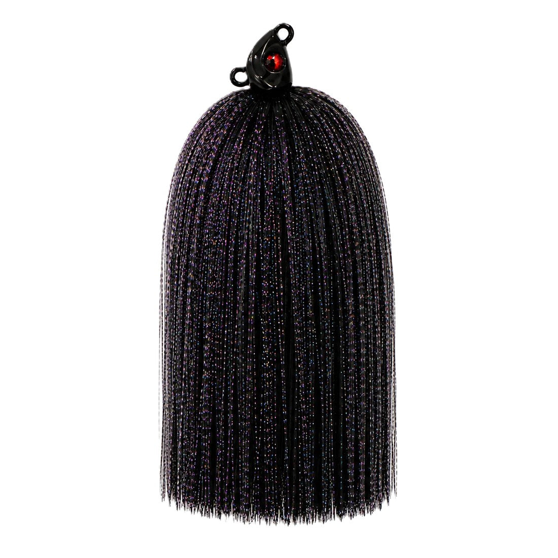 Spinwright Fluff Head 1oz Swimjig [cl:black]