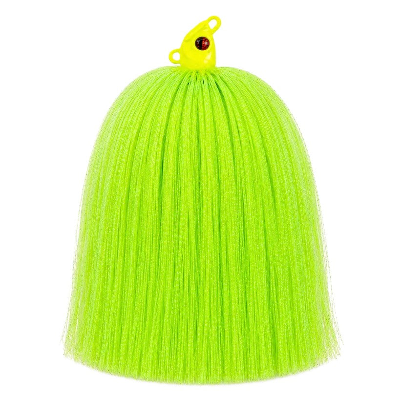 Spinwright Fluff Head 1oz Swimjig [cl:chartreuse]