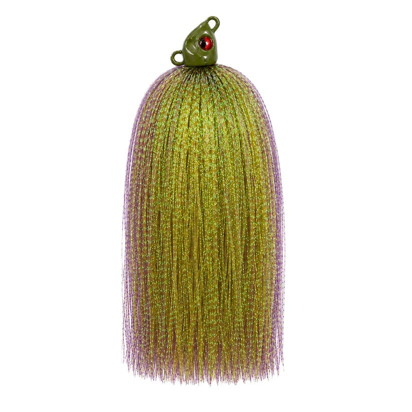 Spinwright Fluff Head 1oz Swimjig [cl:motor Oil]