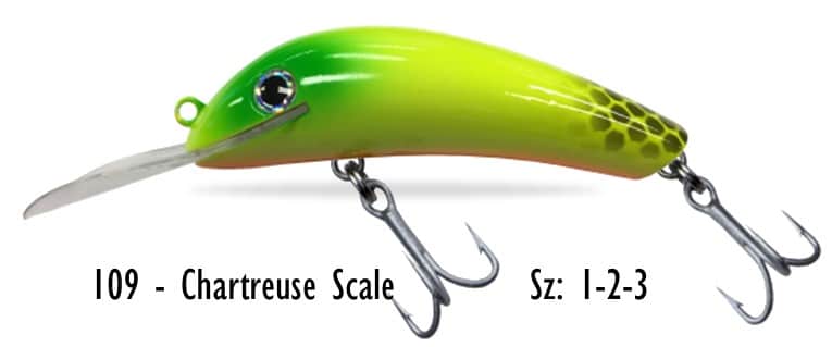 Stumpjumper #2 75mm Lure [cl:#109 Chartreuse Scale]