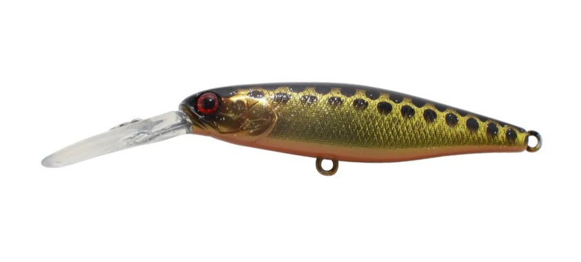 Jackall Squirrel 67 Lure [cl:hl Spark Gold & Black]