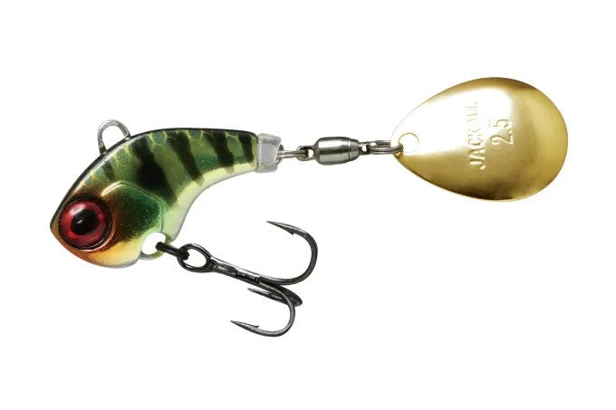 Jackall Deracoup 1/2oz Tail Spinner [cl:hl Gold Gill]