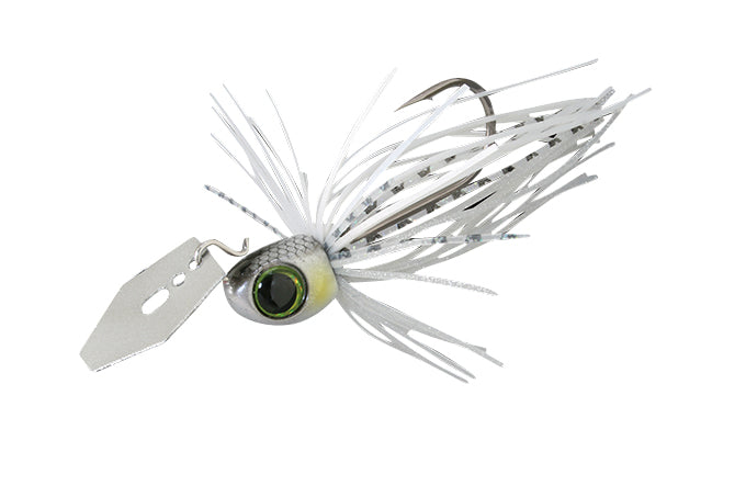Jackall Derabreak 1/4oz Chatterbait Lure [cl:clear White]
