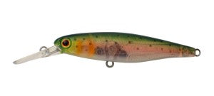 Jackall Squirrel 61 Rattle Jerkbait Lure [cl:hl Clear Rainbow Trout]