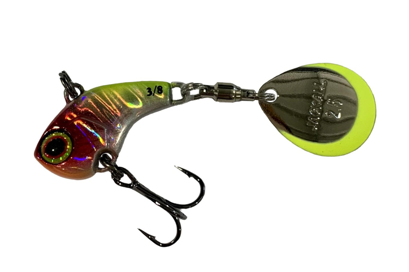 Jackall Deracoup 1/2oz Tail Spinner [cl:hl Clown]