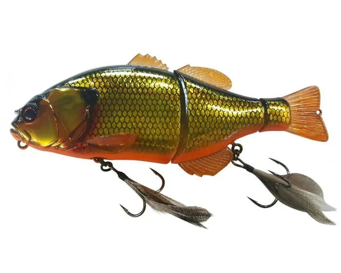 Jackall Gantarel 160mm Swimbait Lure [cl:uroko Hl Gold Black]