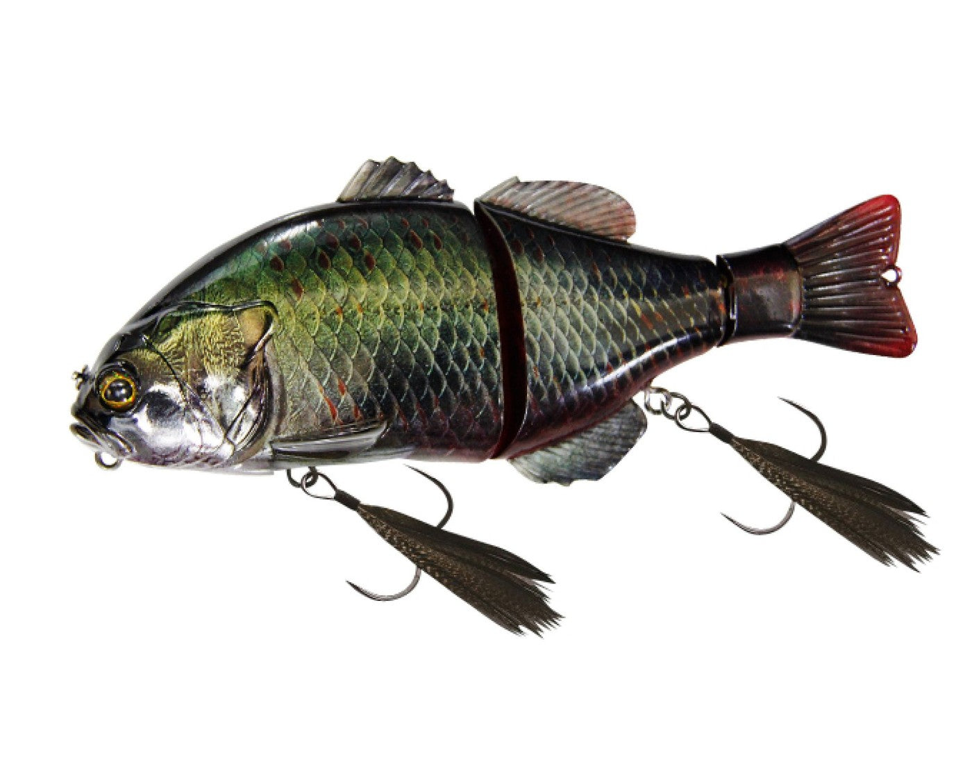 Jackall Gantarel 160mm Swimbait Lure [cl:rt Black Pirarucu]