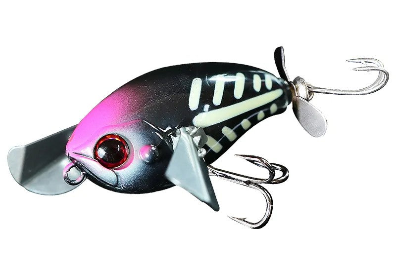Jackall Micro Pompadour 42mm Lure [cl:honebone Black]