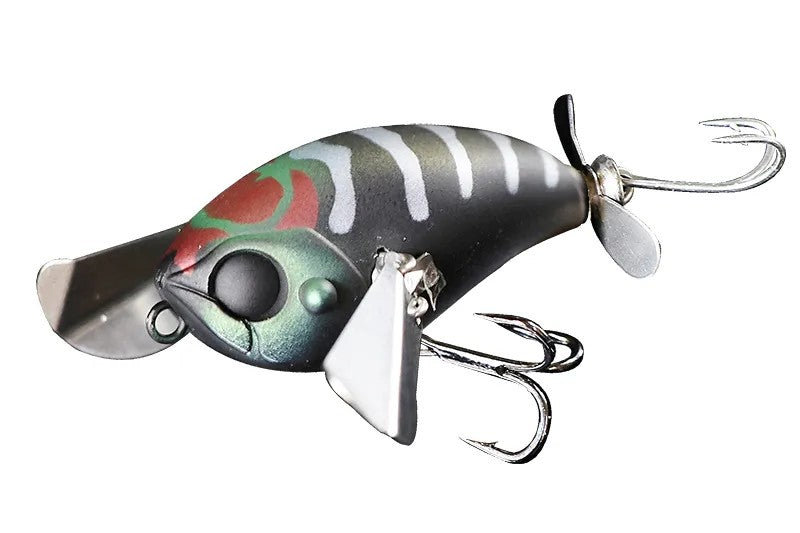 Jackall Micro Pompadour 42mm Lure [cl:bug Bug Matt Black]