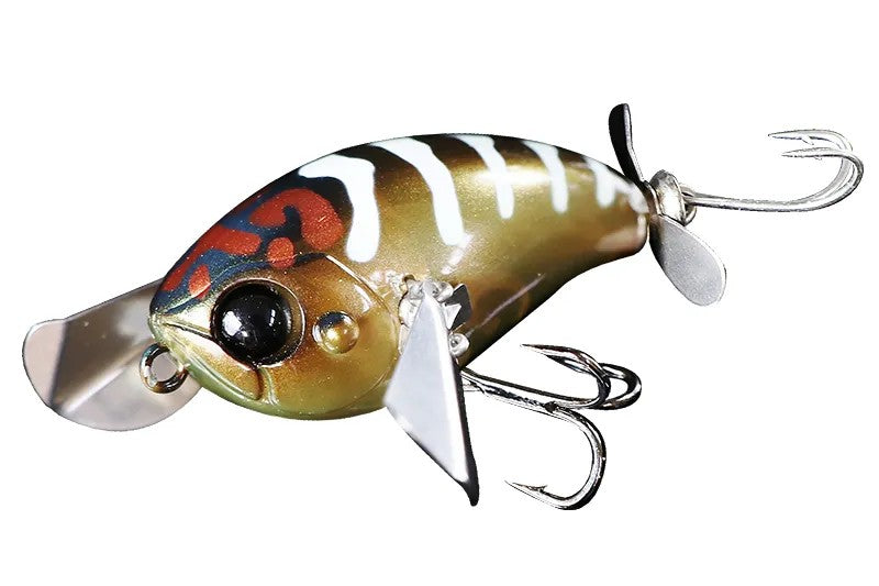 Jackall Micro Pompadour 42mm Lure [cl:bug Bug Clear Brown]