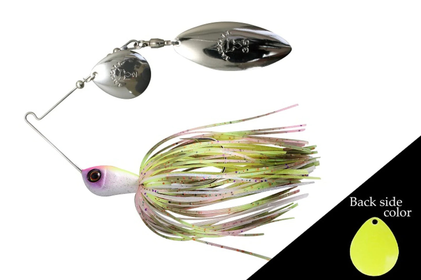 Jackall Super Eruption Spinnerbait 1/2oz [cl:tw Au Pink Crown Stripe]