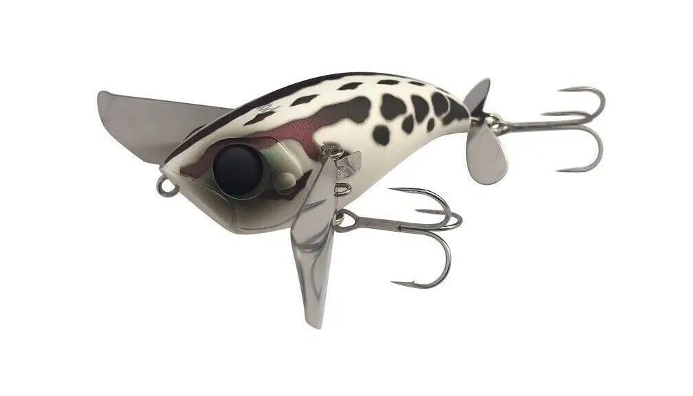 Jackall Pompadour 79mm Surface Lure [cl:bug Bug Mat White]