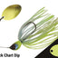 Jackall Deraspin 1/4oz Spinnerbait [cl:blueback Chartreuse]