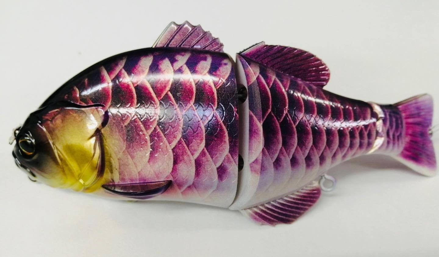 Jackall Gigantarel 200mm Swimbait Lure [cl:rt Purple Arowana]