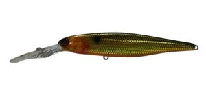 Jackall Squirrel 115sp Silent Jerkbait Lure [cl:uroko Gold & Black]