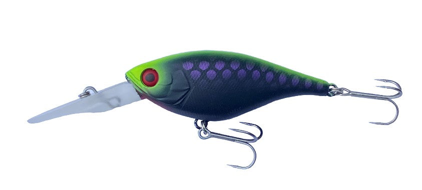 Jackall Soul Flat 58sf Crankbait Lure [cl:chartreuse Back Mb]