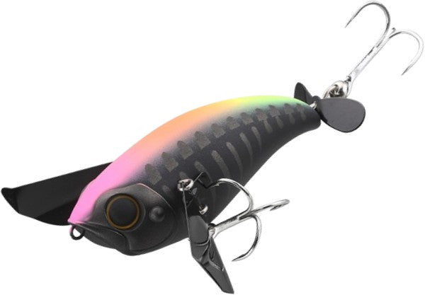 Jackall Pompadour 79mm Surface Lure [cl:luminous Black Bone]
