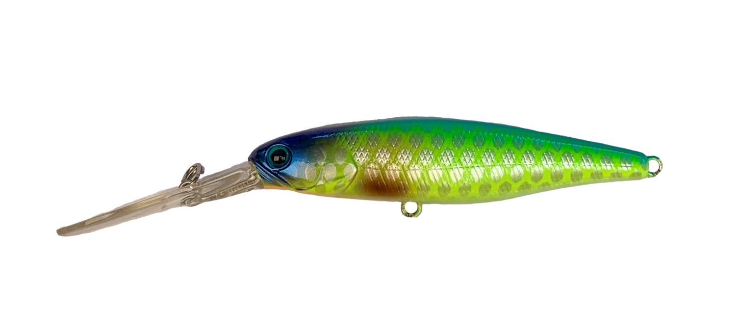 Jackall Sdd Squirrel 79 Hank Tune Jerkbait Silent Lure [cl:blueback Chartruese]