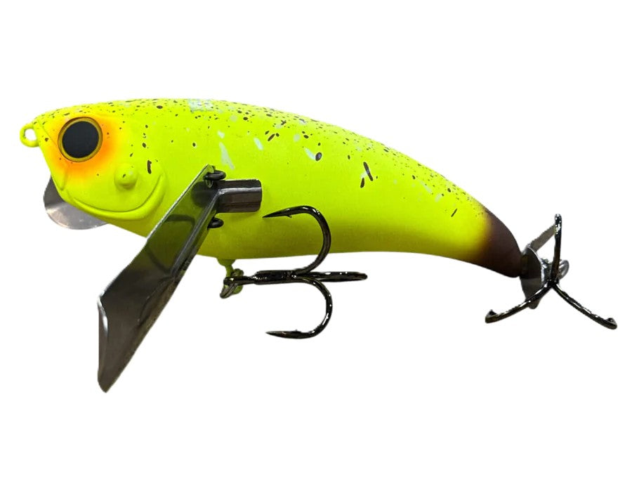 Jackall Mega Pompadour 120mm Surface Lure [cl:sugar Spot Chartreuse]