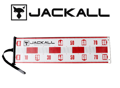 Jackall Measure Mat 80cm [cl:white & Red]