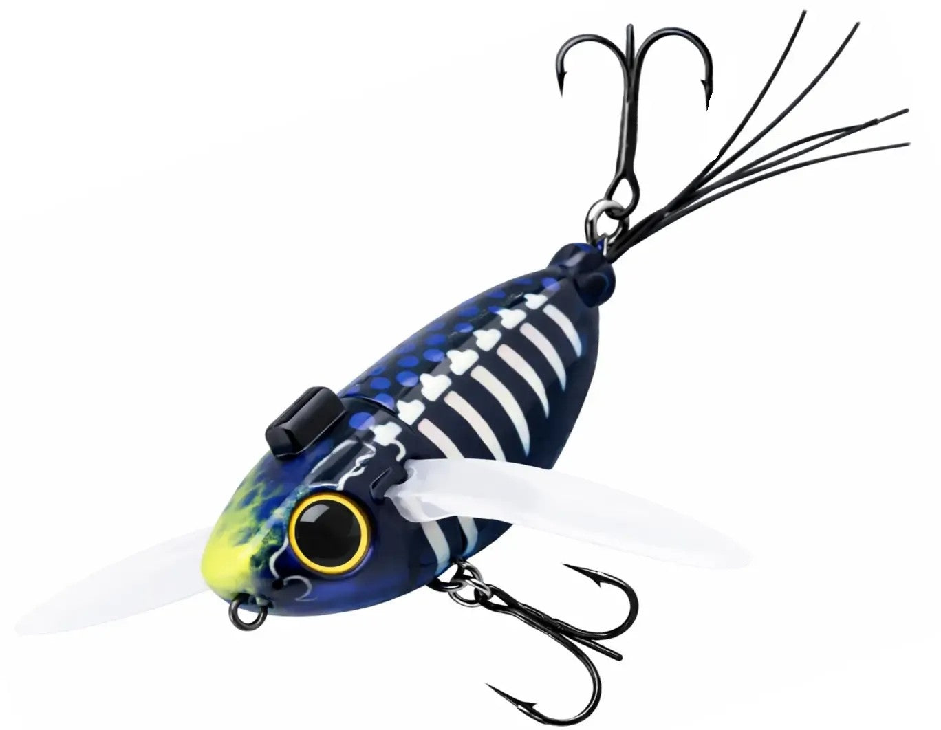 Jackall Nazzy Crawler 64mm Surface Lure [cl:black Bone]