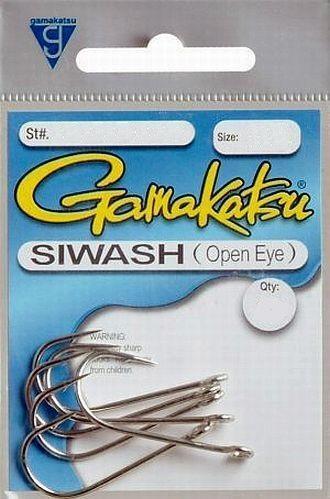 Gamakatsu Siwash Closed Eye Pre Pack Hooks [sz:4]