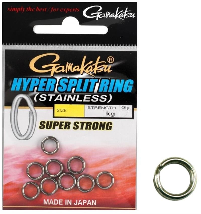 Gamakatsu Hyper Power Split Rings [sz:1]