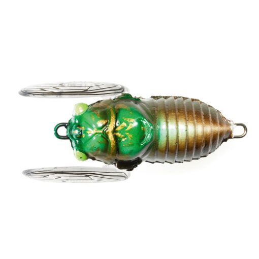 Tiemco Soft Shell 40mm Cicada Evo Lure [cl:#183 Green Copper]