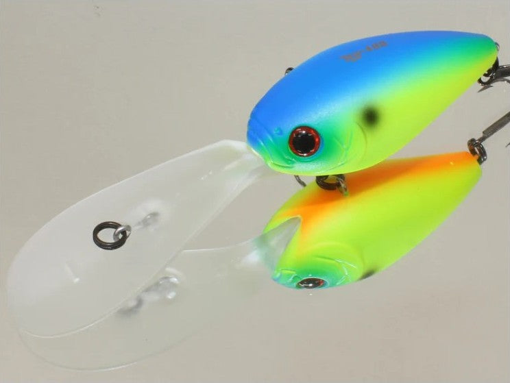 Hideup Hu-400 Diving Lure [cl:#36 Blue Back Chartreuse]