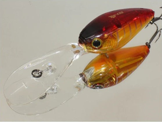 Hideup Hu-400 Diving Lure [cl:#14 Spawn Red]