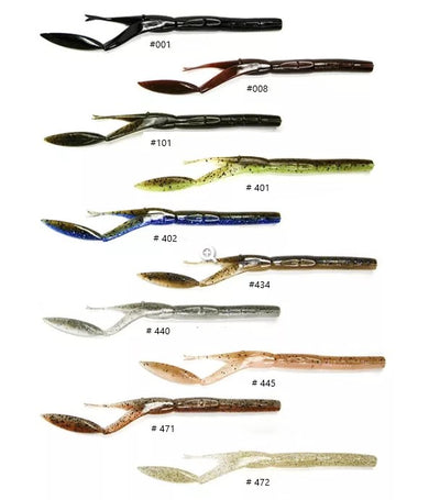 Keitech Neko Camaron 5.5 Inch Soft Plastic Lure [cl:445 Electric Shrimp]