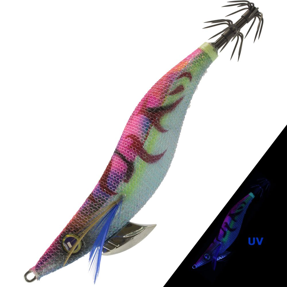 Major Craft Egizo 3.5 Lure [cl:# Blue Glow/marble Pink]