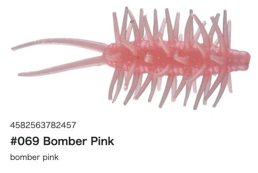 Hideup Coike Shrimp Mini Soft Plastic Lure [cl:069 Bomber Pink]