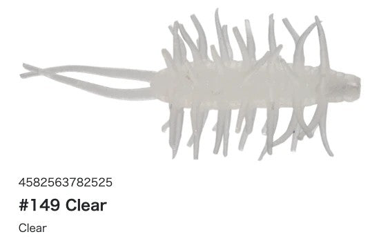 Hideup Coike Shrimp Mini Soft Plastic Lure [cl:149 Clear]
