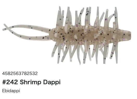 Hideup Coike Shrimp Mini Soft Plastic Lure [cl:242 Shrimp Dappi]