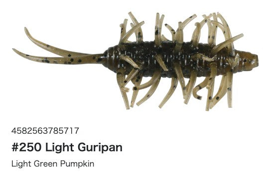 Hideup Coike Shrimp Mini Soft Plastic Lure [cl:250 Light Guripan]
