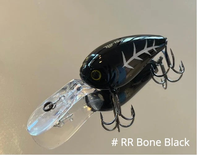 Hideup Hu-150 Diving Lure [cl:#rr Bone Black]