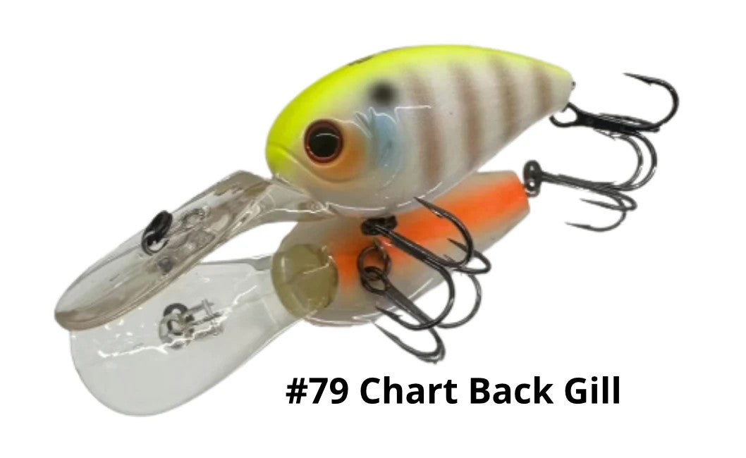 Hideup Hu-150 Diving Lure [cl:#79 Chart Back Gill]