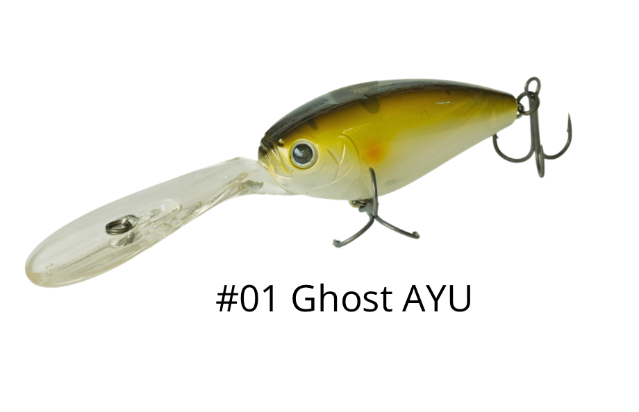Hideup Hu-500 Diving Lure [cl:#01 Ghost Ayu]