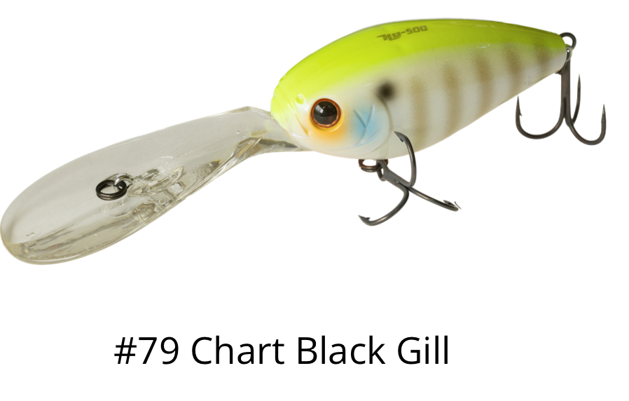 Hideup Hu-500 Diving Lure [cl:#79 Chart Back Gill]