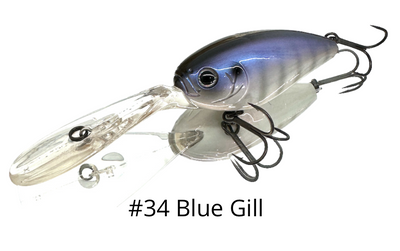Hideup Hu-500 Diving Lure [cl:#34 Blue Color Gill]