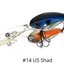Hideup Hu-500 Diving Lure [cl:#14 Us Shad]