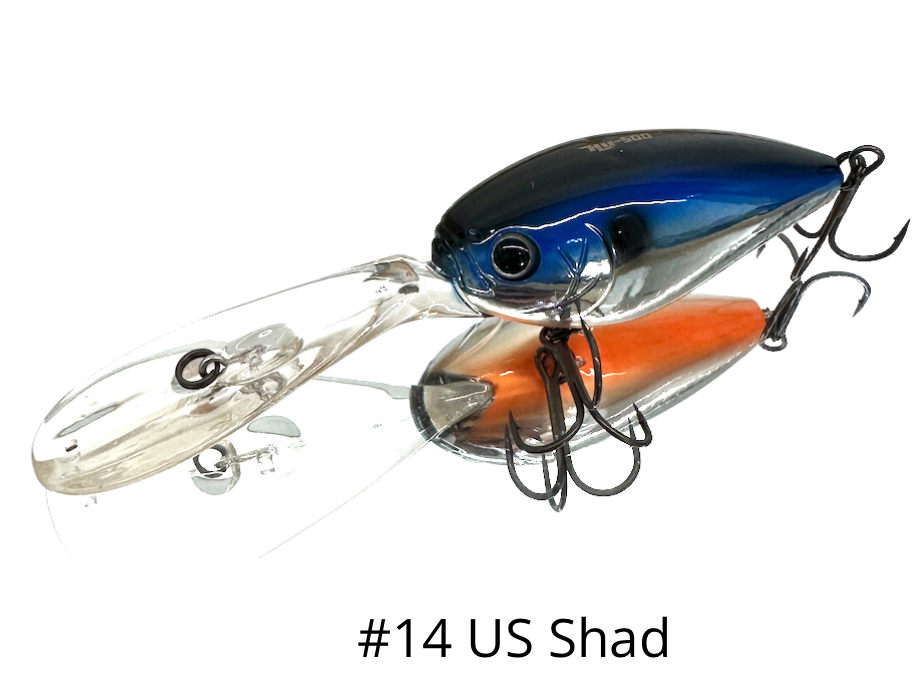 Hideup Hu-500 Diving Lure [cl:#14 Us Shad]
