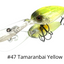Hideup Hu-500 Diving Lure [cl:#47 Tamaranbai Yellow]