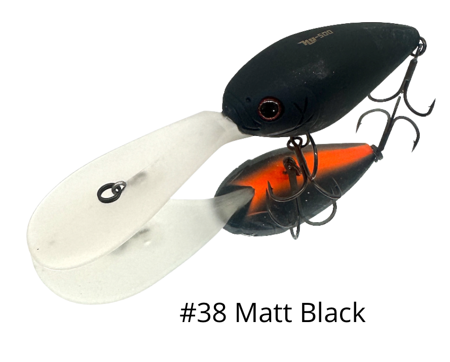 Hideup Hu-500 Diving Lure [cl:#38 Matte Black]