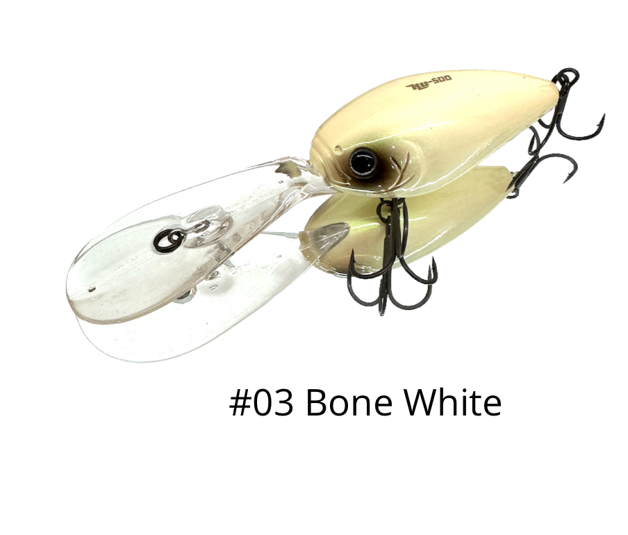 Hideup Hu-500 Diving Lure [cl:#03 Bone White]