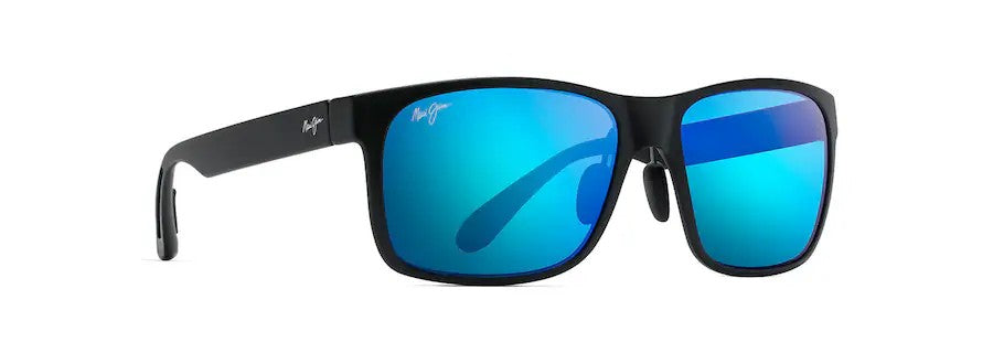 Maui Jim Red Sands Sunglasses [cl:matte Black - Blue Hawaii]